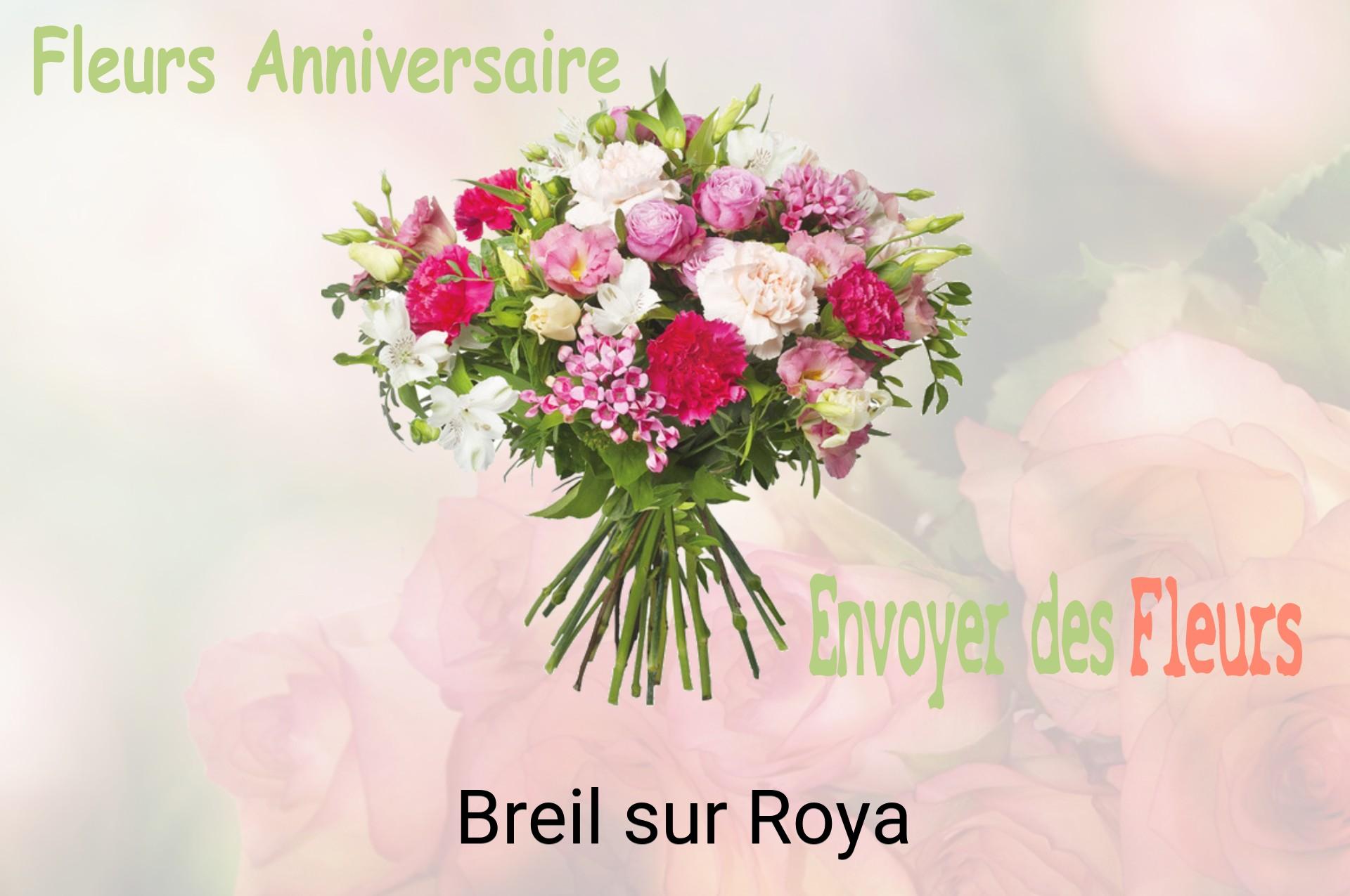Bouquet de fleurs d’anniversaire livré à Breil-sur-Roya